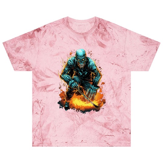 Ice Hockey Player Hockey Zombie Monster Blast T Shirts