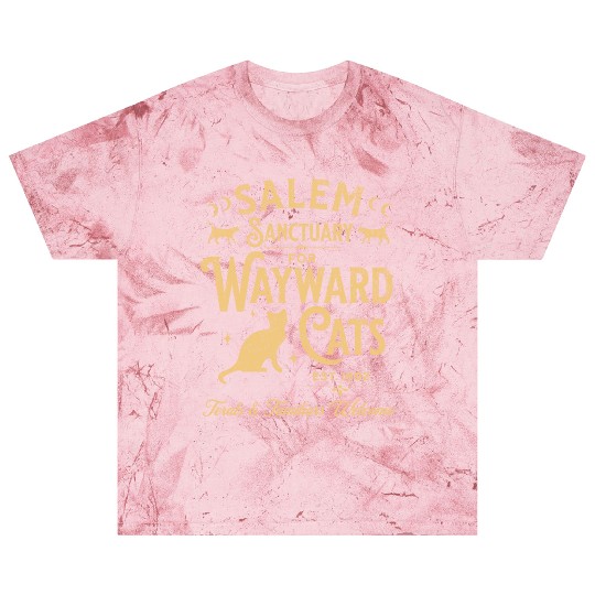 Salem Sanctuary for Wayward Cats Black Blast T Shirts