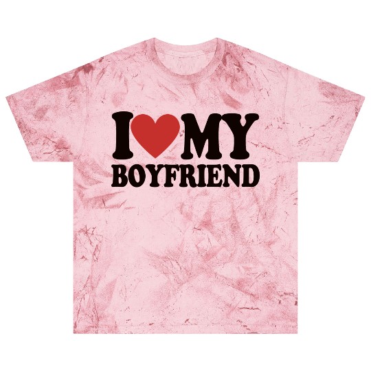 I Love My Boyfriend Blast T Shirts Baby Tees for Women Y2k