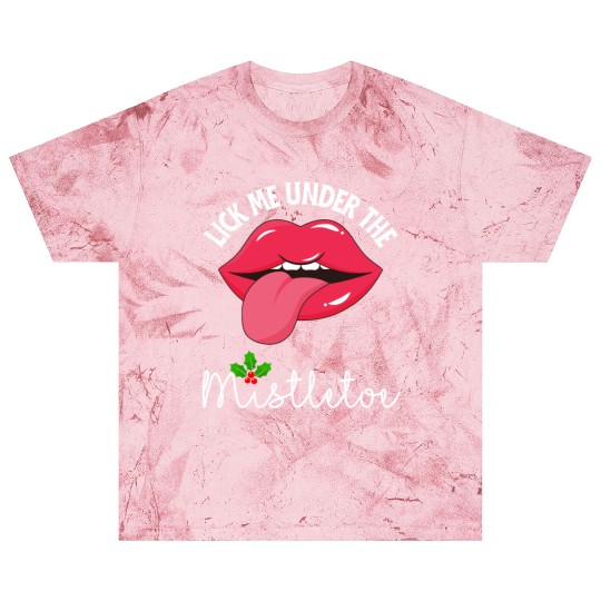 Lick me under the mistletoe ugly Christmas sweater Blast T Shirts