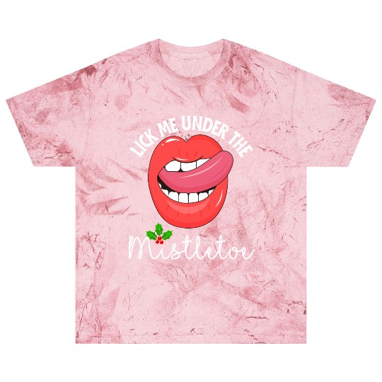 Lick me under the mistletoe ugly Christmas sweater Blast T Shirts