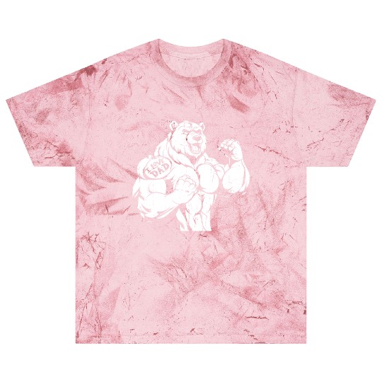 Brown Bear Biceps Tattoo I Love Dad Blast T Shirts