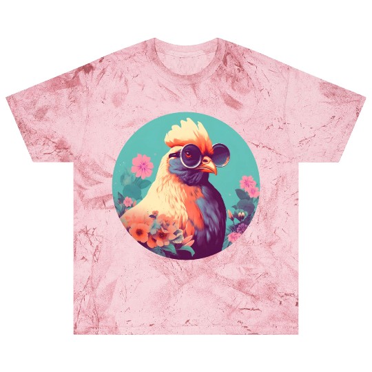 Retro Style 80s 90s Vintage Chicken Lovers Blast T Shirts