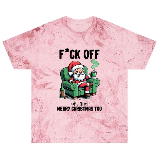 Funny Christmas F*ck Off Merry Christmas Blast T Shirts