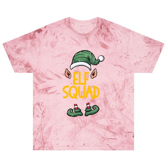 Santa Claus Elf Squad Christmas Themed Family Meme Blast T Shirts