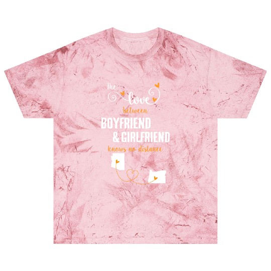 Love Between BF And GF Arizonna To Oregon Gift Blast T Shirts