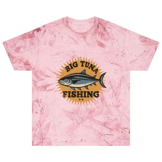 Big Tuna Fishing Vintage Design Blast T Shirts