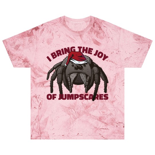 Creepy Christmas Joy Spider Blast T Shirts