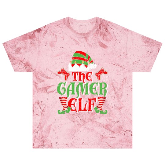 Christmas Gamer Elf Video Games X-Mas Blast T Shirts