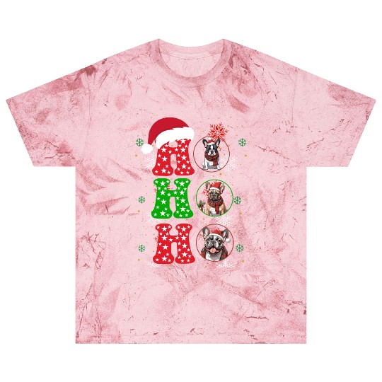 hohoho french bulldog christmas santa claus Blast T Shirts