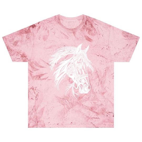 Racy Horse With Mane Horse Dressage Equestrian Blast T Shirts