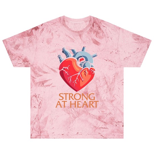 CHD Awareness Blast T Shirts, Strong At Heart Pumping Iron