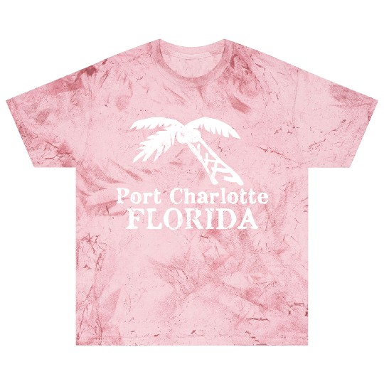 Port Charlotte Florida Palm Tree Souvenirs Gifts Blast T Shirts