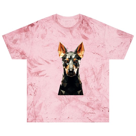 Geometric Dog Animation Blast T Shirts
