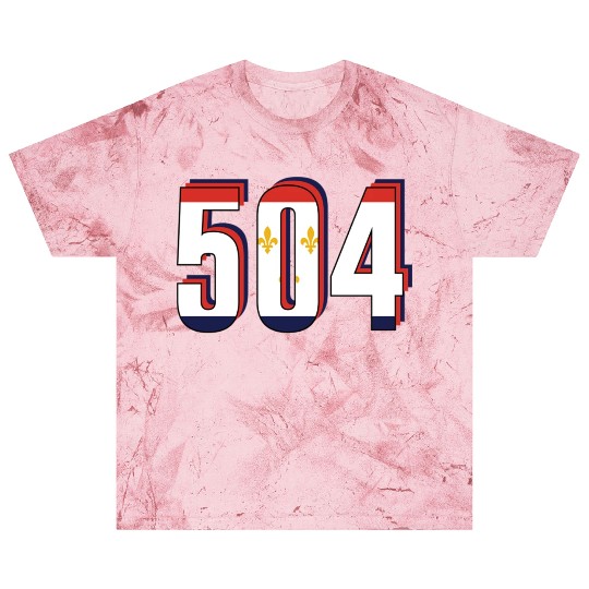 504 Area Code New Orleans Louisiana Map Number Blast T Shirts