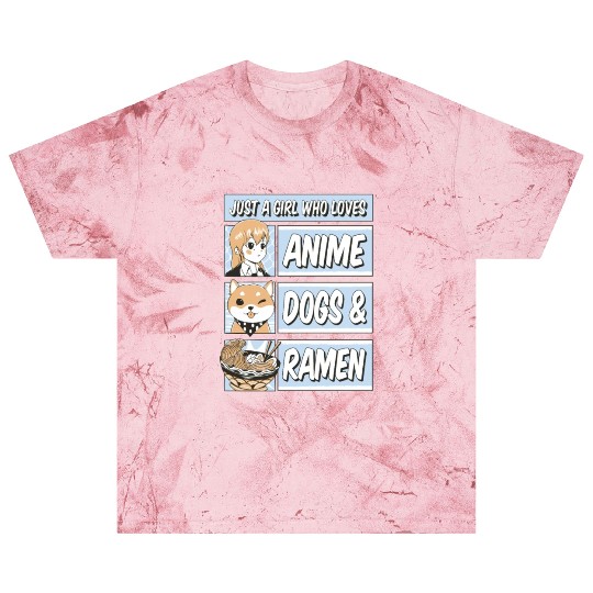Anime Love, Dog Joy, Ramen Comfort Blast T Shirts