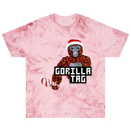 Gorilla Tag Santa Monkey Candy Cane Gorilla Blast T Shirts