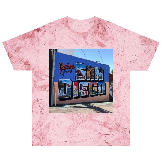 Greetings From San Diego Street Art Blast T Shirts