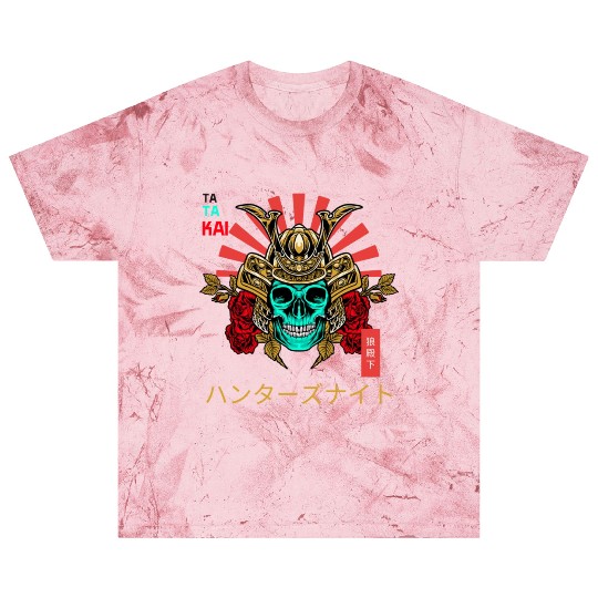 Samurai Skull Blast T Shirts
