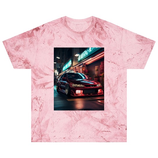 Japan EVO Graphic Japanese Night Market Drift Car Blast T Shirts
