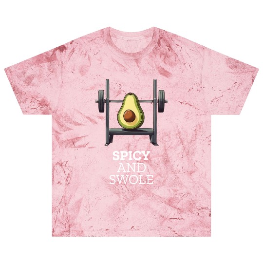 Spicy and Swole Avocado Gym Blast T Shirts