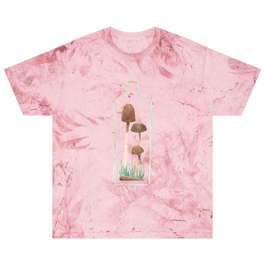 Mushroom and Firefly Terrarium Blast T Shirts