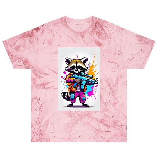 Raccoon with laser gun Blast T Shirts
