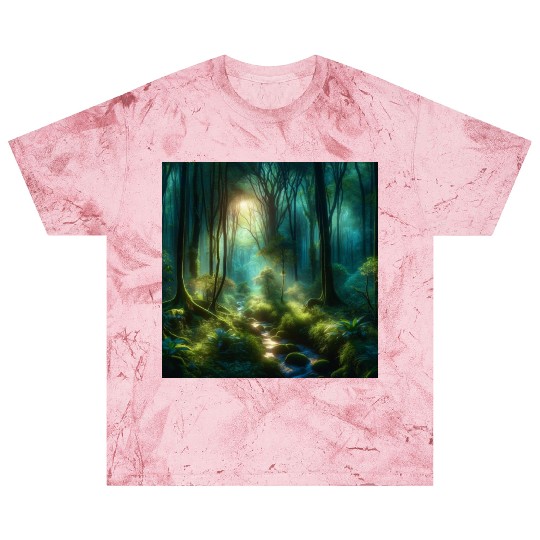 Twilight Enchantment A Mystical Forest Scene Blast T Shirts