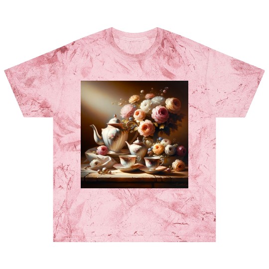 Timeless Elegance Vintage Tea Set Still Life Blast T Shirts