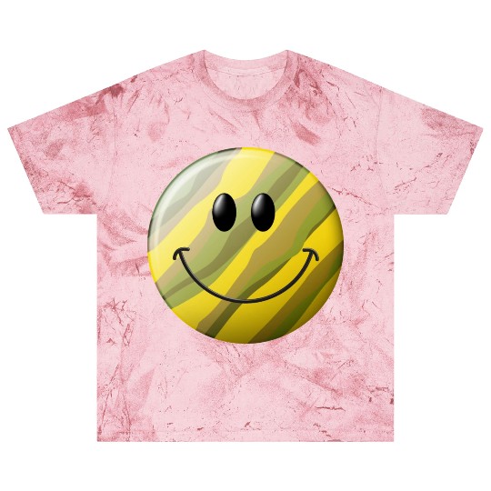Camo Smiling Happy Face Blast T Shirts