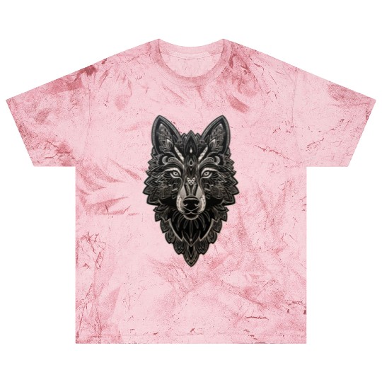 Wildlife Illustration with Gothic Roses Blast T Shirts
