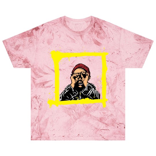 Yellow Brown Red Colorful Graffiti Illustration Blast T Shirts