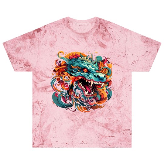 Modern Oriental Dragon Majesty Blast T Shirts