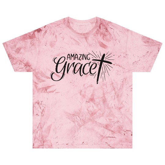 Amazing Grace Lettering Blast T Shirts