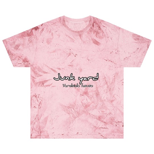 Junk yard Yardside house font logo white color Blast T Shirts