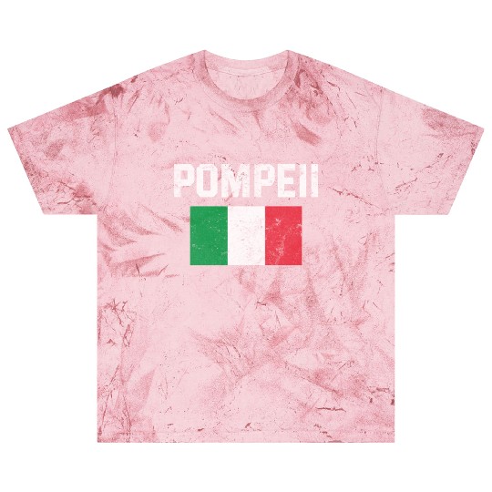 Pompeii Flag Italy Geology Blast T Shirts