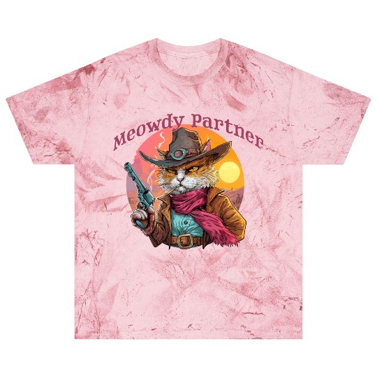 Purrfect Outlaw Showdown - Meowdy Partner Blast T Shirts