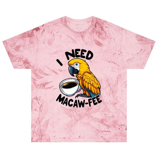 Gold Macaw Macaw-Fee Coffee Lover Blast T Shirts