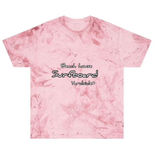 Beach house Surfboard Yardside font logo white Blast T Shirts