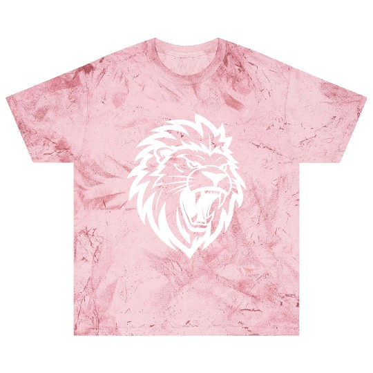 Angry Lion Head Tattoo Style Elegant Mane Blast T Shirts