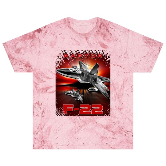 F-22 Raptor Fighterjet Us Air Force Warbird Blast T Shirts
