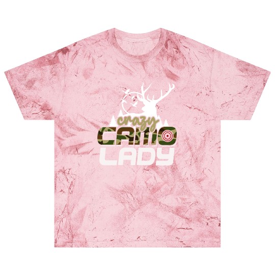 Crazy Camo Lady Women's Deer Hunting Season Camo Blast T Shirts