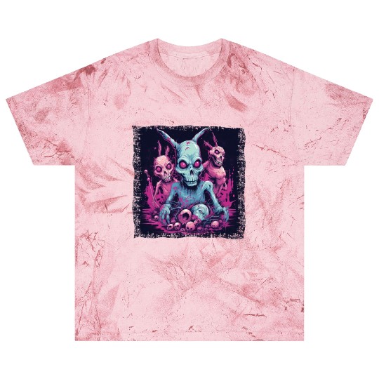 Easter Bunny Zombie Celebration Blast T Shirts