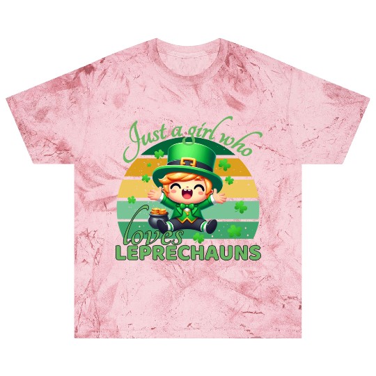 Just A Girl Who Loves Leprechauns Blast T Shirts
