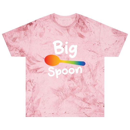 Big Spoon LGBT Pride Gay Lesbian Couple Matching Blast T Shirts