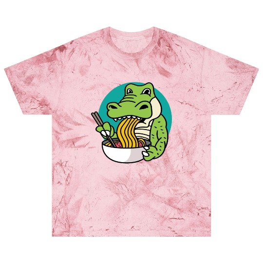 Trex Eating Ramen Food Lover Gift Blast T Shirts