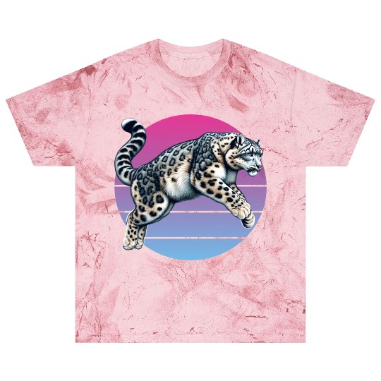 Snow Leopard Leopard White Leopard Blast T Shirts