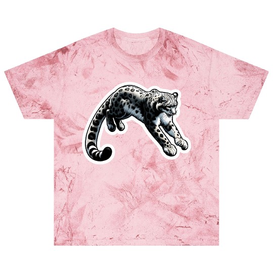 Snow Leopard Leopard White Leopard Blast T Shirts