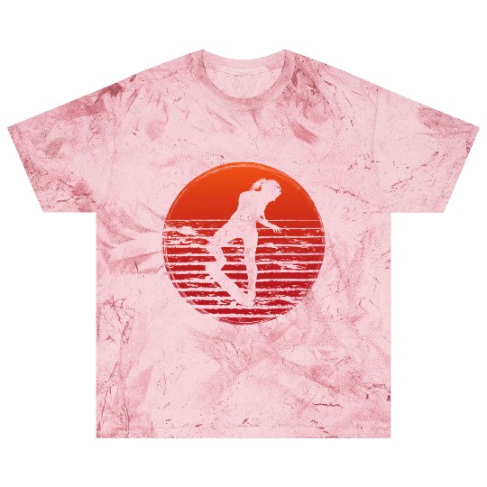 Retro Skater Girl Skateboarder Skateboard Blast T Shirts