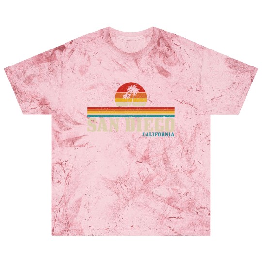 San Diego California Vintage Souvenir Blast T Shirts